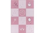 Tappeto Per Bambini Play Pink 100 Cm X 150 Cm