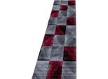 Tappeto A Pelo Corto Plus Red 80 X 300 Cm