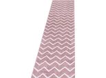 Tappeto A Pelo Corto Rio Pink 80 X 250 Cm