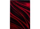 Tappeto A Pelo Corto Miami Rosso 160 Cm X 230 Cm