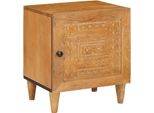 Vidaxl Comodino 2 Pezzi Marrone Chiaro 40 X 33 X 46 Cm Legno Massiccio Acacia