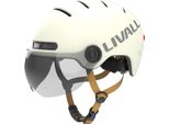 Livall Unisex - Casco Da Bici Adulto L23, Bianco, M