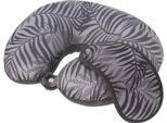 Mijoma Set Cuscino Per Il Collo Cuscino Di Supporto Per Il Sonno Cuscino Da Viaggio Cuscino Relax Con Maschera Per Il Sonno, Morbido Compatto Leggero, Per Vacanze In Campeggio, Come