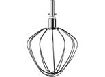 Kenwood Frusta In Acciaio Inox KAT51.000SS, Accessorio Per Robot Da Cucina, Frusta A Palloncino Adatta A Tutti Gli Chef Lavabile In Lavastoviglie, Acciaio Inox, Argento
