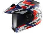 Casco Arai TOUR-X5 Match Enduro, Bianco/Blu/Rosso, M (57/58)