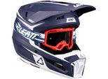 Kit Casco Offroad Leatt 3.5+Vizion 3.5 Blu L Blu L