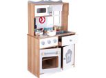 Cucina Giocattolo In Legno Per Bambini Con Accessori Aggiuntivi, Ecotoys