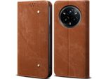 Custodia Per Realme 14 Pro+, Custodia A Portafoglio In Pelle Con Chiusura Magnetica E Supporto Marrone