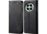 Custodia Per Oneplus 13, Custodia A Portafoglio In Pelle Con Chiusura Magnetica E Supporto Nero