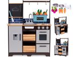 Grande Cucina Per Bambini In Legno Con Negozio Di Alimentari E Accessori Ecotoys