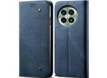 Custodia Per Oneplus 13, Custodia A Portafoglio In Pelle Con Chiusura Magnetica E Supporto Blu