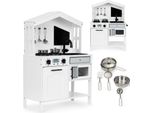 Cucina Per Bambini In Legno, Forno, Fuochi A Microonde, Accessori Ecotoys