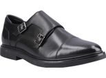 Hush Puppies - Scarpe Basse "Kane Monk"" Da Uomo, Pelle FS12022 (41 Eu) (Nero)"