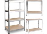 Ripiano In Metallo Per Riporre Oggetti 174 X 80 X 40 Cm Plonos 470100