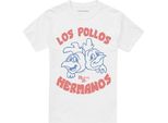 Breaking Bad - Maglietta "Los Pollos Hermanos"" Per Uomo/Donna Unisex TV20884 (Xl) (Bianco)"