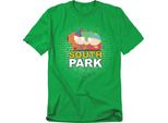 South Park - Maglietta "Lyrics"" Per Uomo/Donna Unisex TV20700 (3XL) (Verde Irlandese)"