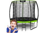 Trampolino Profilato Per Il Giardino 8Ft/252Cm Con Rete Protettiva Interna Neo-Sport