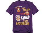 South Park - Maglietta "Dead Kenny"" Per Bambini/Ragazzi Unisex TV20762 (Xxl) (Violetta)"