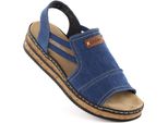 Sandali Donna Rieker 62982-12 Blau 39