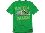 Sesame Street - Maglietta "Rotten Luck"" Per Uomo/Donna Unisex TV20915 (Xl) (Verde Irlandese)"