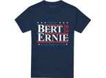 Sesame Street - Maglietta "Bert Ernie For President 123 Vote"" Per Uomo/Donna Unisex TV20918 (3XL) (Navy)"