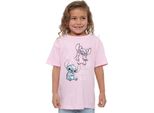Lilo & Stitch - Maglietta "Chill Vibes"" Per Bambina TV21098 (116) (Rosa Chiaro)"