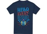 Sesame Street - Maglietta "Hello Everybody"" Per Uomo/Donna Unisex TV21157 (3XL) (Navy)"