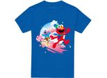 Sesame Street - Maglietta "Holiday Cheer"" Per Uomo/Donna Unisex TV21229 (4XL) (Blu Royal)"