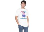 Peppa Pig - Maglietta "Rosa O Blu Nonna Pig Ti Ama"" Per Uomo/Donna Unisex TV21249 (S) (Bianco)"