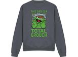 Sesame Street - Felpa "Questo Papà è Un Totale"" Per Uomini/Donne Unisex TV21321 (Xl) (Charcoal)"
