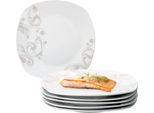 Set Di 6 Piatti Festivo Grandi Piatti Da Portata Stoviglie In Porcellana