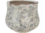 Vaso Da Fiori Clayre & Eef Ø 18X15 Cm Fiori In Ceramica Verde