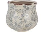 Vaso Da Fiori Clayre & Eef Ø 15X13 Cm Fiori In Ceramica Verde