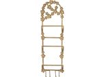Clayre & Eef Portabottiglie 21X13X62 Cm Metallo Color Oro