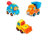 Vtech Spielfahrzeug Tut Tut Baby Flitzer - 3er Set Baustellenfahrzeuge