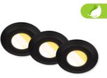 Set Di 3 Faretti Da Incasso Led Per Bagno Led Faretti Da Incasso Per Bagno Cts Dimmerabili Ra90