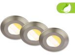 Set Di 3 Faretti Led Da Incasso Per Bagno Led Faretti Da Incasso Per Bagno Cts Dimmerabili Ra90