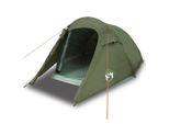 Vidaxl Tenda A Tunnel 2 Persone Verde Oliva Impermeabile