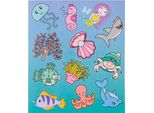 Foglio Di Adesivi Duckiez Con Creature Marine