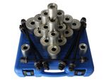 Luxtom | Estrattore Per Cuscinetti Silenziosi, 27 Pezzi, 34-90 Mm, M10-M18, Estrattore Per Cuscinetti Dell'asse, Utensile Per Cuscinetti Silenziosi