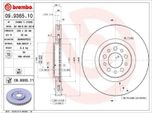 2X Brembo 09.9365.11 Disco Freno Asse Anteriore