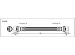 Tubo Freno Anteriore Metzger Per Vw T4 Pr Numero 1LP 1LE 1LU