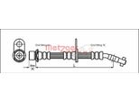 Tubo Freno 500Mm Metzger Per Toyota Avensis (_T22_)