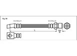 Tubo Freno 286Mm Metzger Per Opel Corsa A