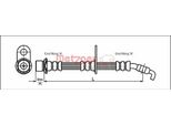 Tubo Freno 466Mm Metzger Per Toyota Rav 4