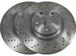 2X Disco Freno Vaico V30-80075 Anteriore Per MERCEDES-BENZ Sl (R230) 64 5Mm