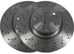 2X Disco Freno Vaico V30-80081 Adatto A MERCEDES-BENZ Classe S Coupé (C215)