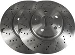 2X Disco Freno Vaico V30-80077 Anteriore Per MERCEDES-BENZ Sl (R230) 64 5Mm