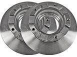 2X Disco Freno Vaico V25-40012 Posteriore Per Ford Transit MK-7 Box 68 7Mm 280Mm