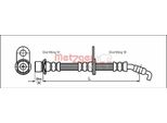 Tubo Freno 445Mm Metzger Per Toyota Corolla Estate